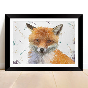 "Rusty" The Fox Framed & Mounted Art Print