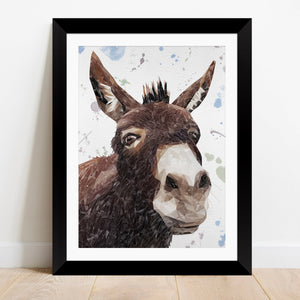 "Conka" The Donkey Framed & Mounted Art Print