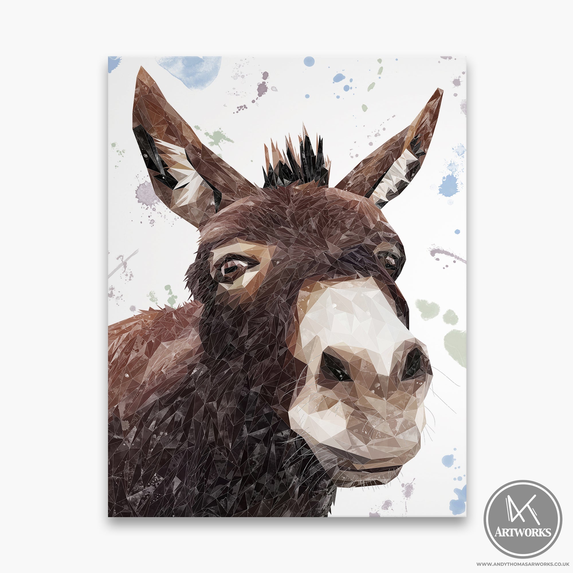 "Conka" The Donkey Canvas Print