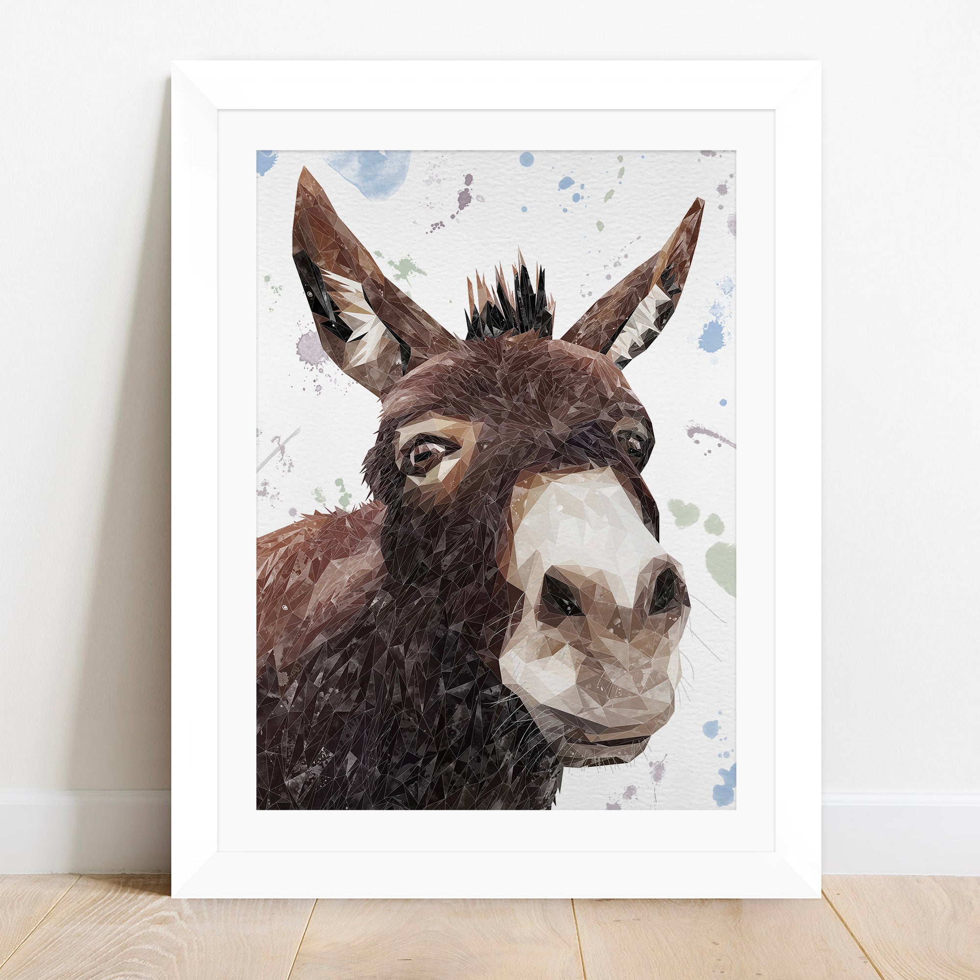 "Conka" The Donkey Framed & Mounted Art Print