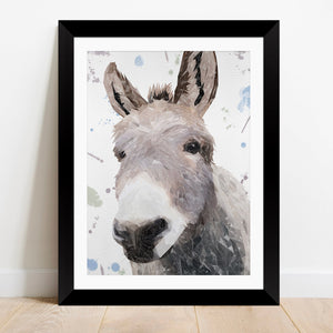 "Daphne" The Donkey Framed & Mounted Art Print