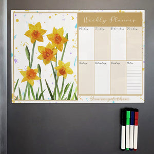 New Beginnings A3 Magnetic weekly planner