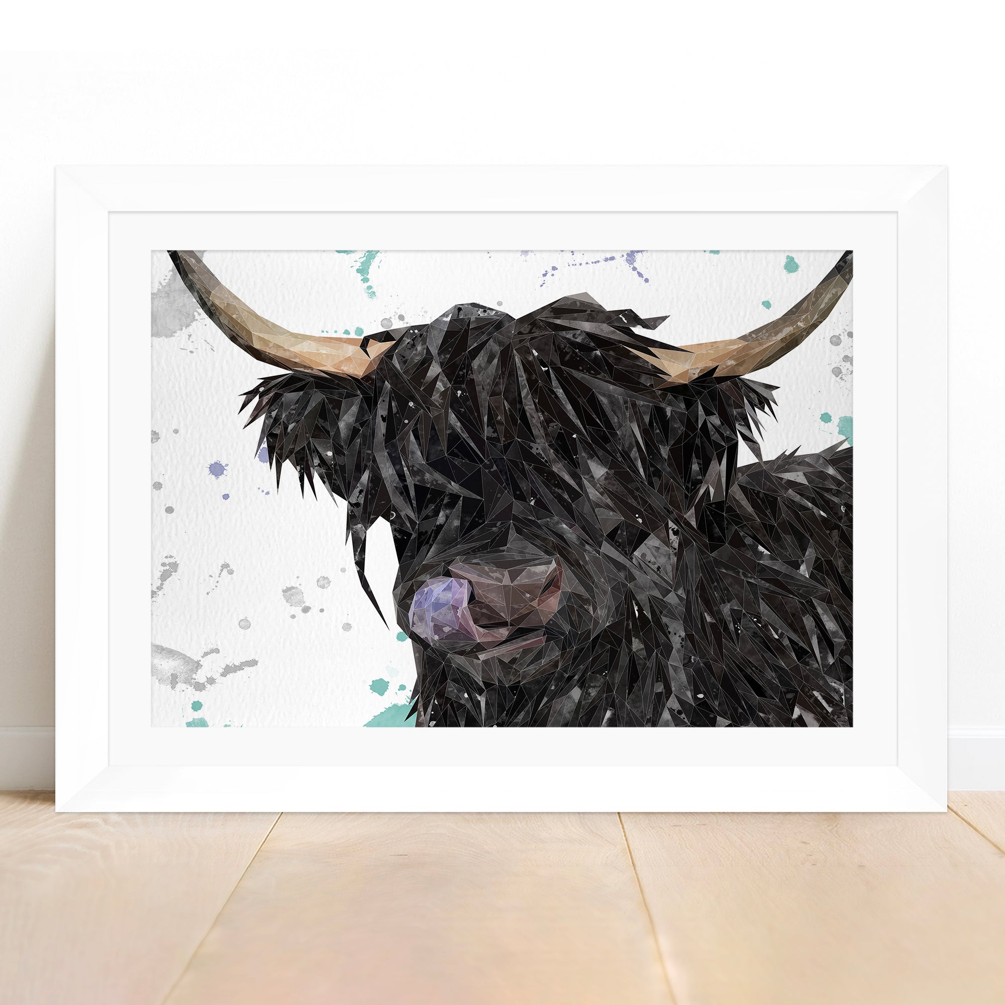 "Mabel" The Highland Cow Framed & Mounted Art Print