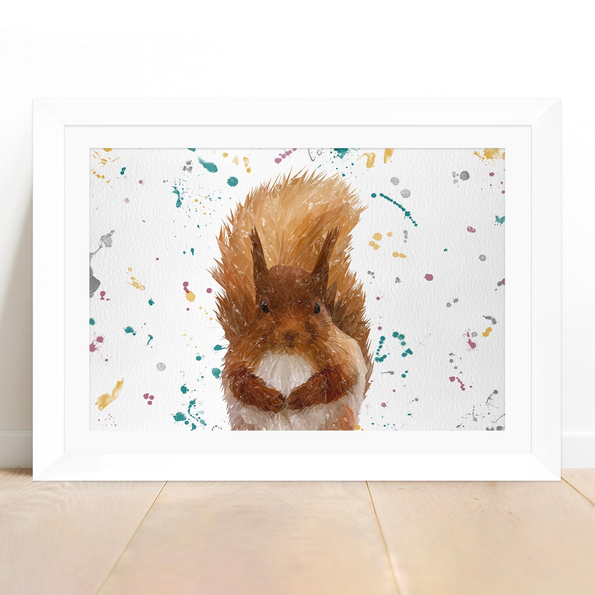 "Ellis" The Red Squirrel Framed & Mounted Art Print