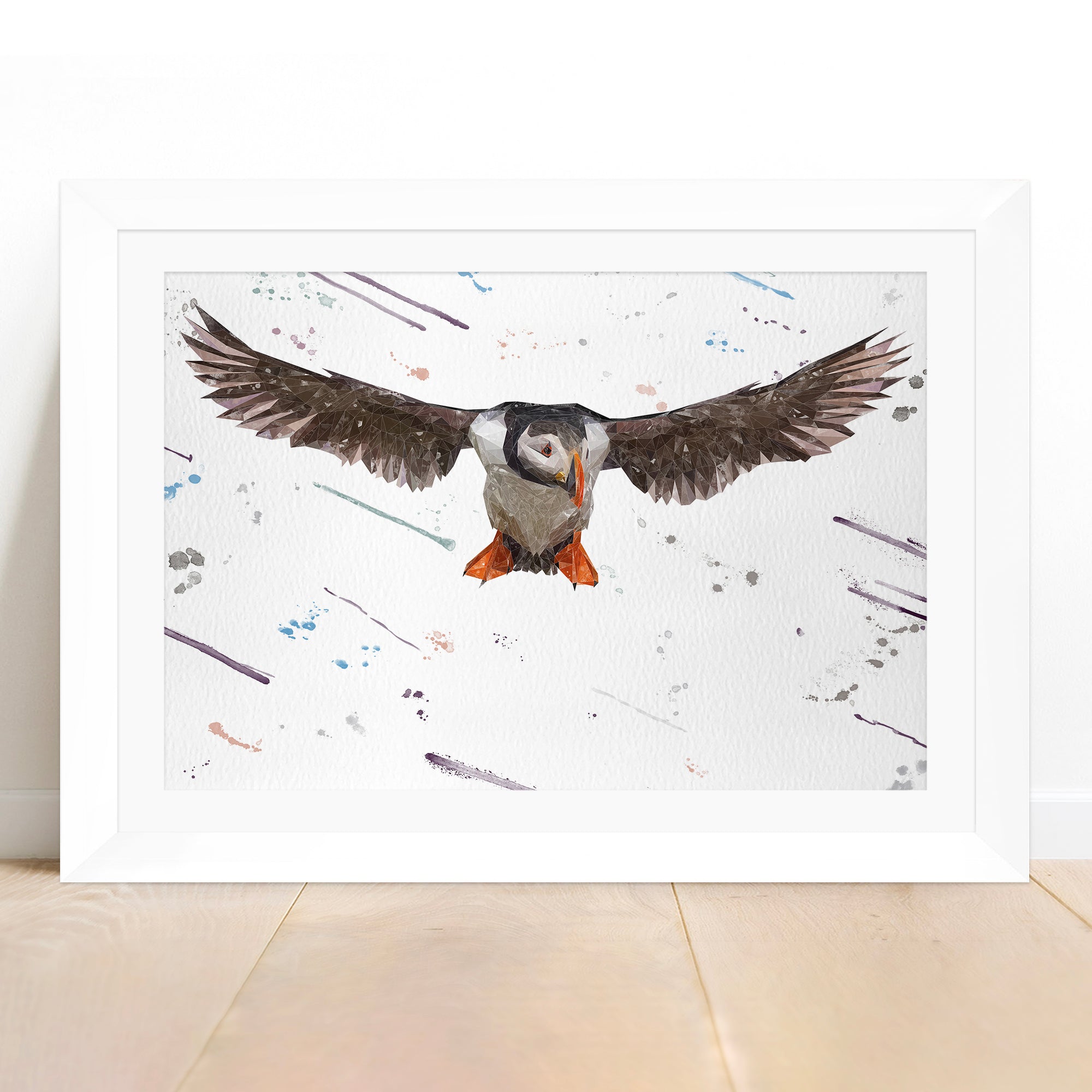 "Frank" The Puffin Framed & Mounted Art Print