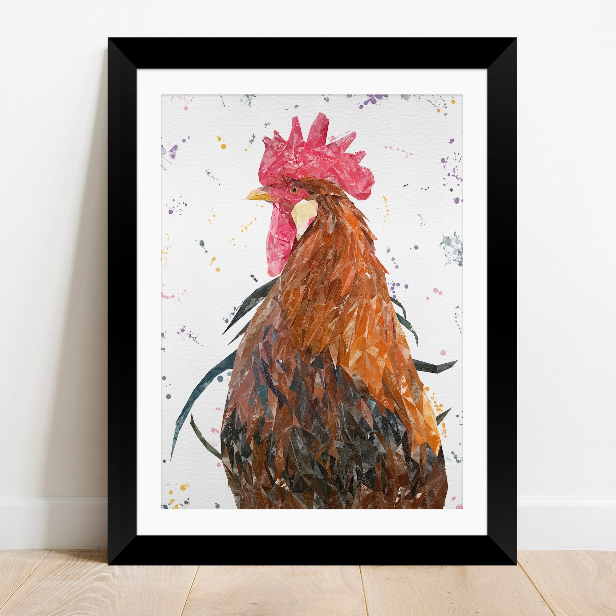 "Cooper" The Cockerel Framed & Mounted Art Print