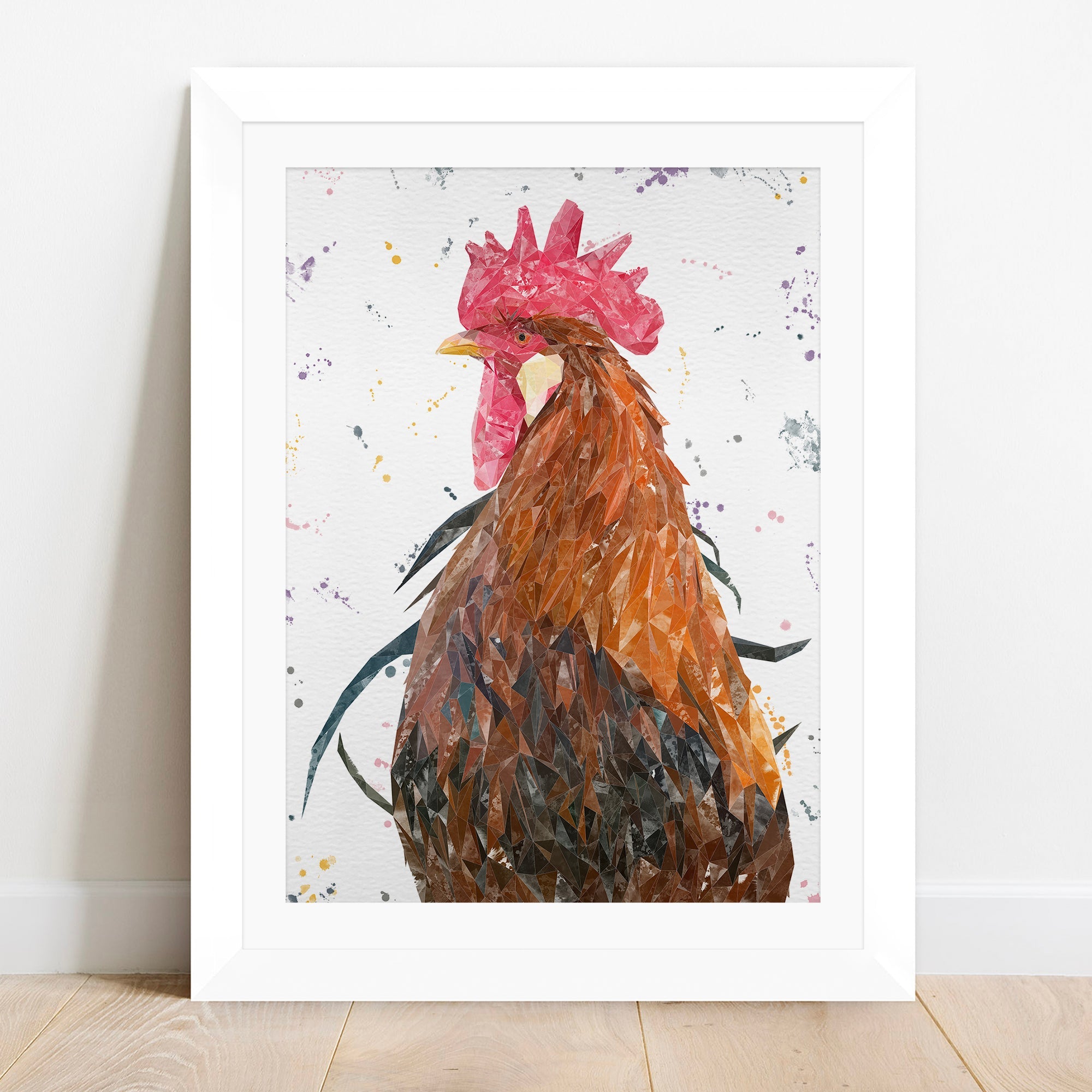 "Cooper" The Cockerel Framed & Mounted Art Print