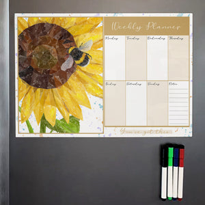 Summer Nectar A3 Magnetic weekly planner