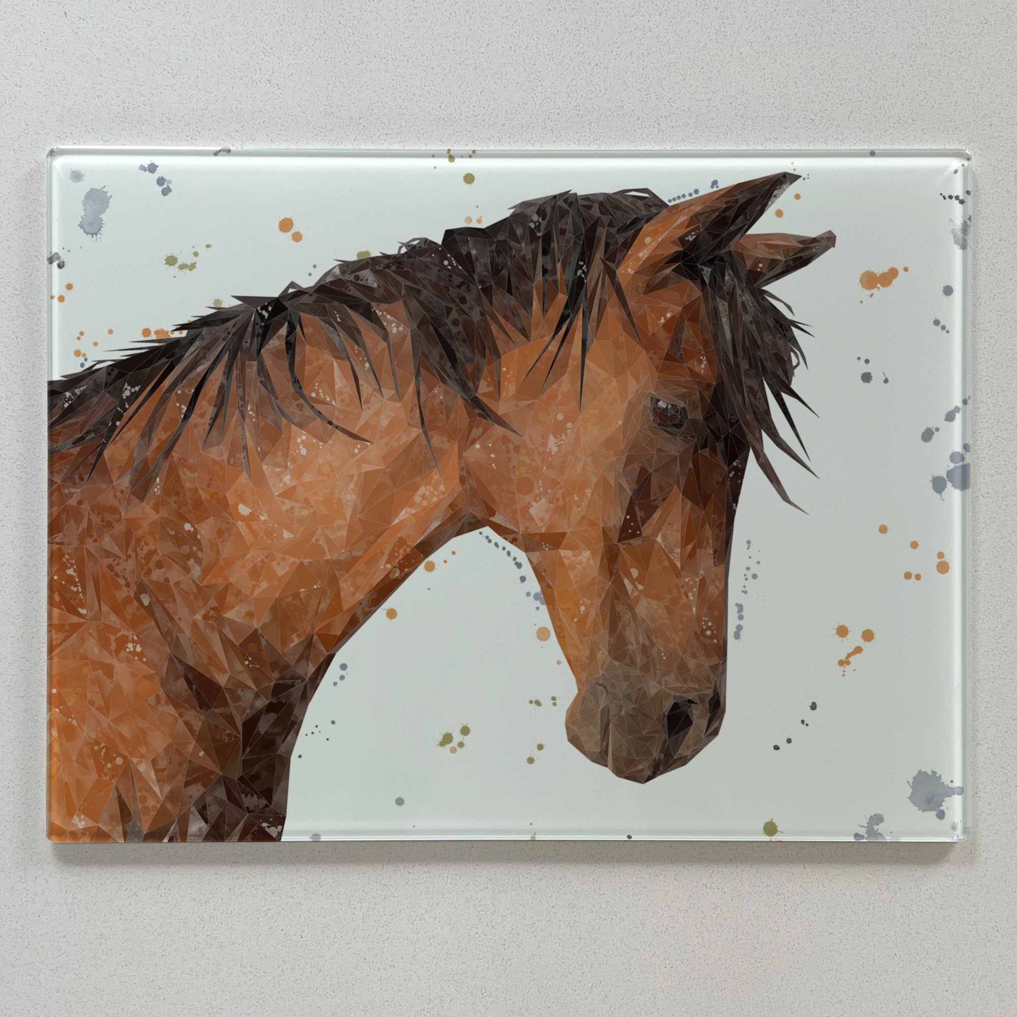 Duke The Horse Premium Glass Worktop Saver