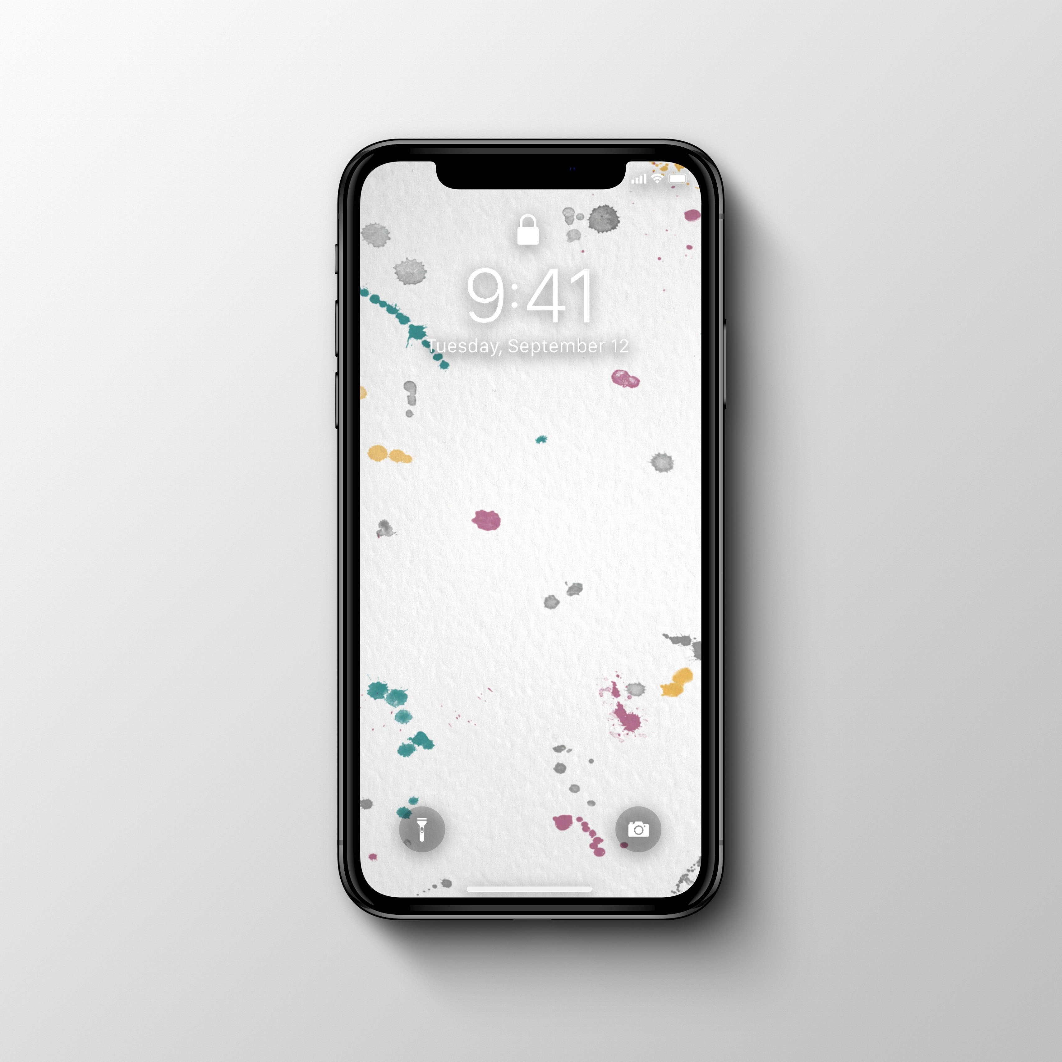 Splashes 1 Phone Wallpaper - Andy Thomas Artworks