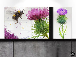 Custom Listing for DG - 2 Splashbacks, 1 Highland Honey 1000w x 700h and 1 The Thistle at 430w x 700h - ADH